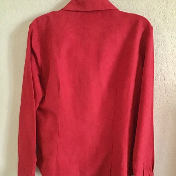 Lemon Grass Faux Suede jacket/shirt - Picture 2 of 4